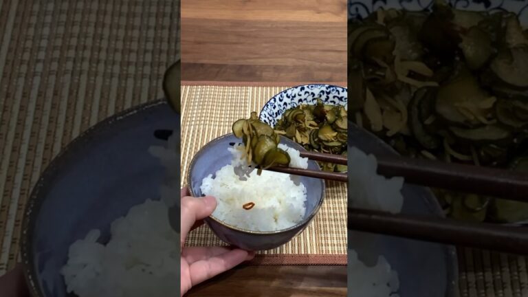 きゅうりの佃煮　#レシピ #レシピ動画 #簡単レシピ #時短レシピ #節約 #節約レシピ #料理 #初心者 #簡単 #時短 #美味しい #家族  #ごはん #おつまみ #きゅうり 詳細は関連動画へ!