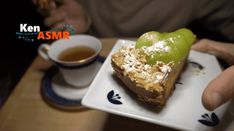 【ASMR】タルトケーキを食べる音【咀嚼音/Eating Sounds/Mukbang】