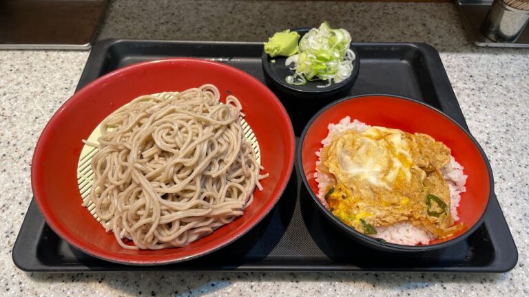 富士そばのお得な朝食メニュー「朝食セット（ミニ玉子丼）」を食べてみた感想【食べ歩きグルメ】