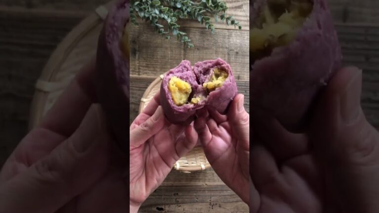 米粉のおいもパン#short#さつまいも#米粉パン成形