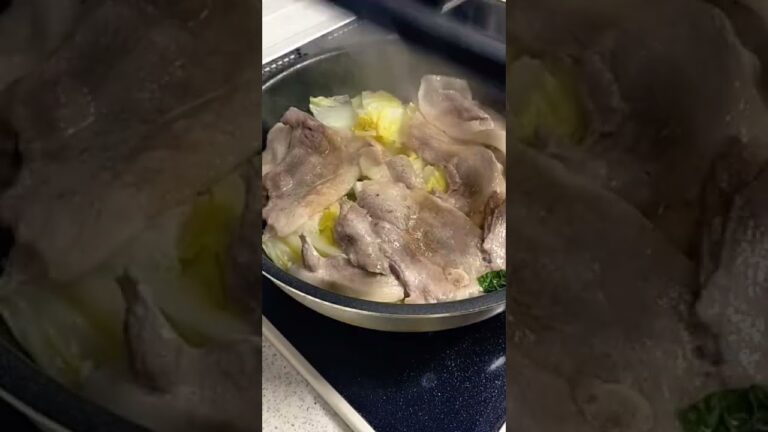 何もしたくない日の豚バラ白菜