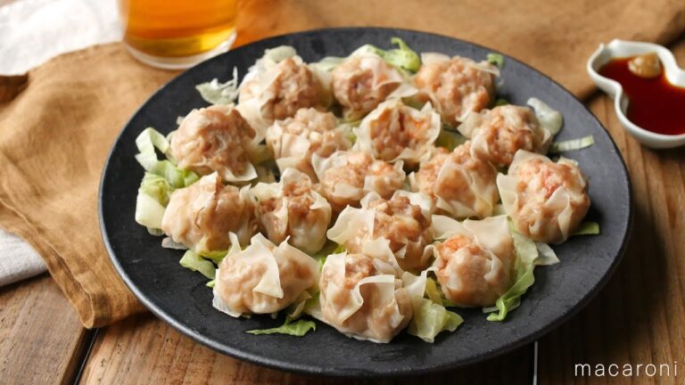 蒸し器いらず！レンチン海老シュウマイ