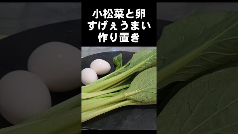 小松菜と卵簡単レシピ お弁当 おつまみ 副菜 常備菜 万能おかず 節約 健康 ヘルシーレシピ