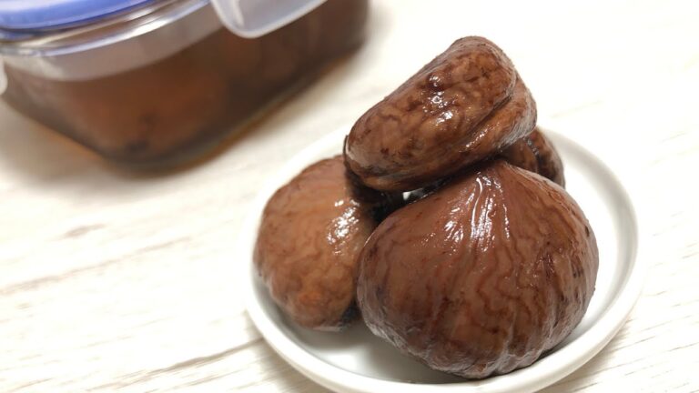 ［秋］栗の渋皮煮🌰と栗ご飯