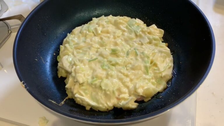 豆腐のお好み焼き