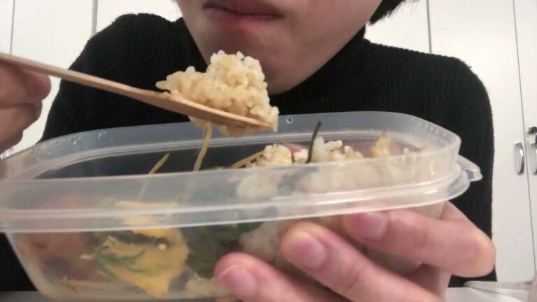 #134 軟骨つくねと鯖と玉子焼き🍱 Eating sounds 咀嚼音 먹방 mukbang ASMR กินเสียง âm thanh ăn uống