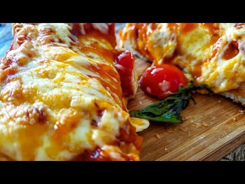 ～ミルフィーユマルゲリータトースト～#ピザ#ピザトースト#マルゲリータ#トースト#わしずキッチン#イタリアン