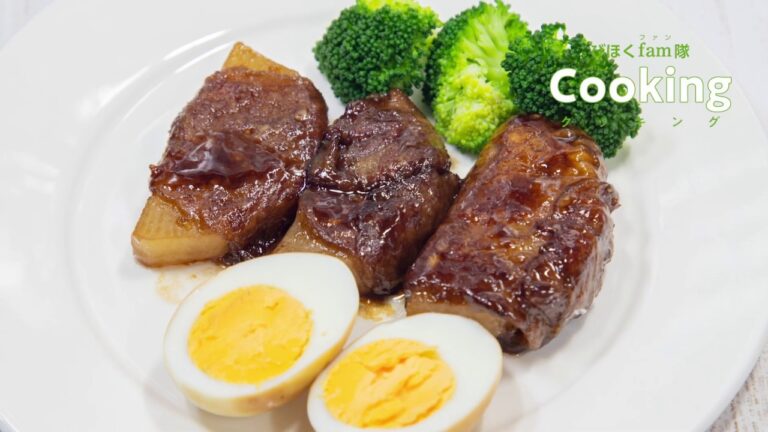 大根と牛肉の巻きまきステーキ