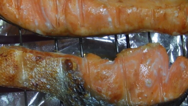 シャケを焼いたら