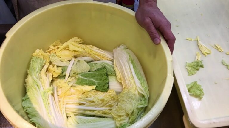 まかないチャレンジ！　白菜漬け作り方