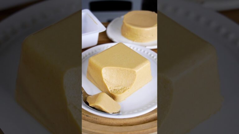 材料4つ！きな粉豆腐プリン作り方！#food