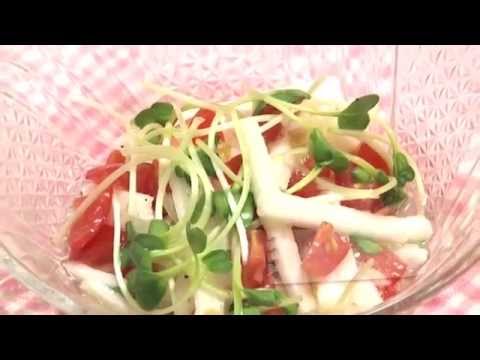 151005長芋とミニトマトのサラダ