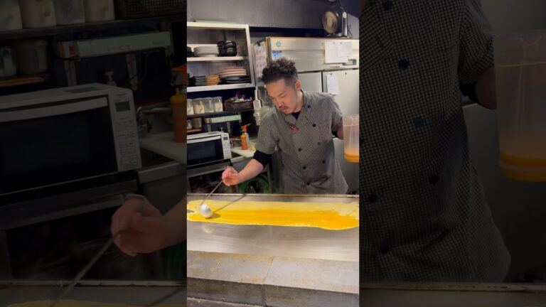 鉄板焼き職人のだし巻き卵 Teppanyaki master’s Japanese Omelette 鉄生 名駅本店 名古屋グルメ