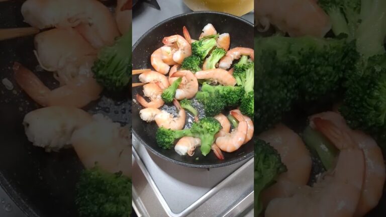 海老とブロッコリーの炒め物Stir-fried shrimp and broccoli      西兰花炒虾