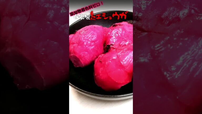【安心！化学調味料ゼロ】簡単自家製紅ショウガ