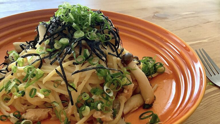 痩せたいオヤジの在宅めし【和風ツナパスタ】