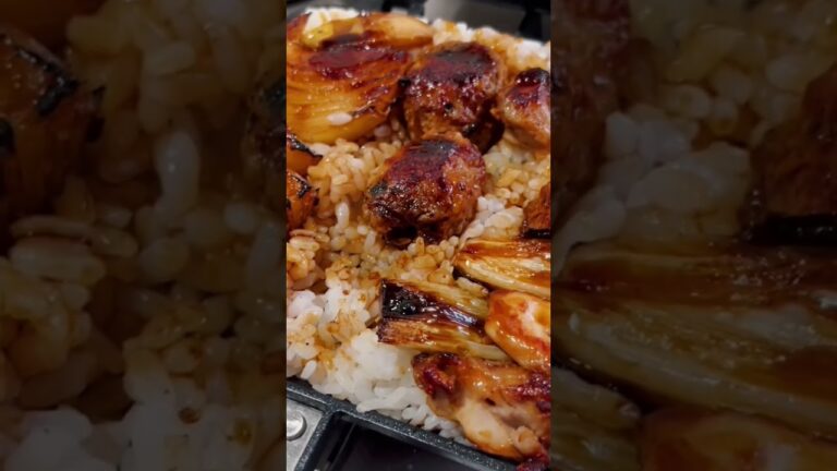 ホットサンド焼鳥丼　#shorts #ホットサンドメーカー