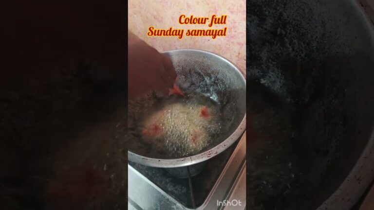 colour full Sunday samayal #shorts #trending #food #lunch#samayal #recipe #KRMLV life's style