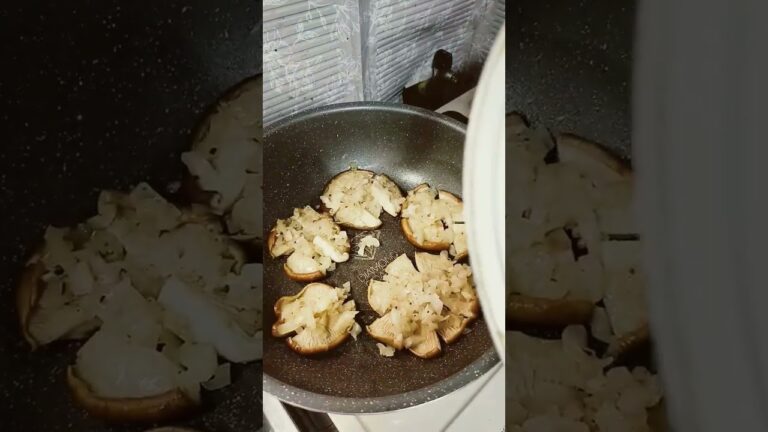 しいたけの牛タン風ねぎ塩だれ焼きをつくろー