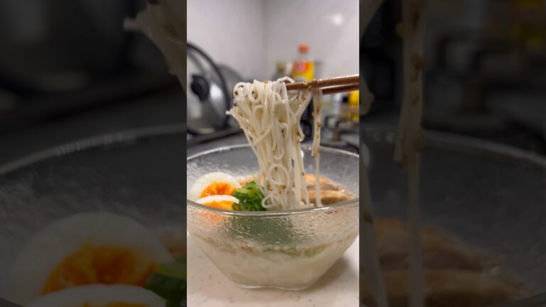 30kg痩せた男が食べている鶏塩そうめんの作り方を紹介します！#shorts #short
