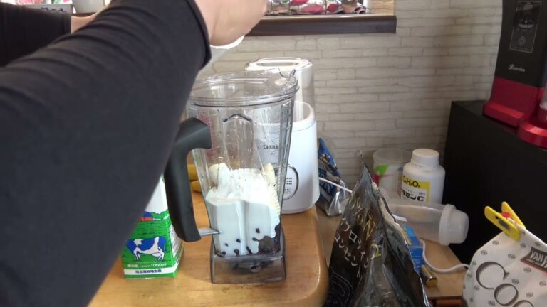 ブルーベリーのスムージーを作ってみました