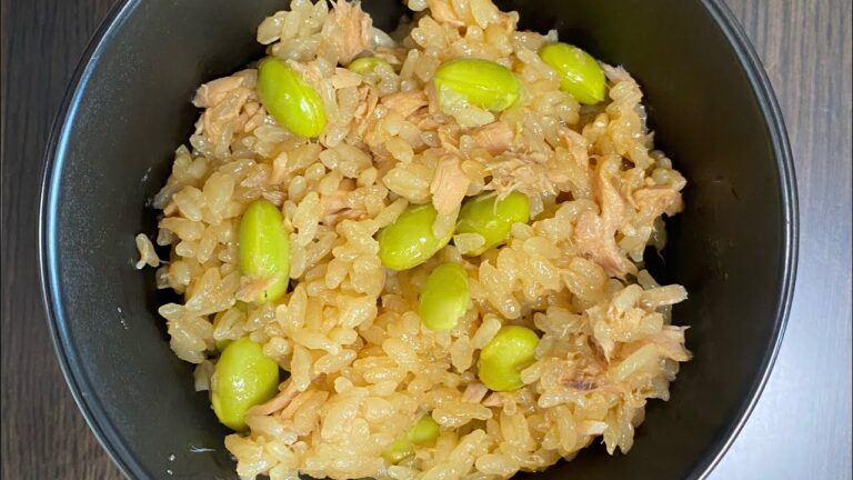 【枝豆ご飯】すき焼きのタレで炊き込んでリベンジしてみました