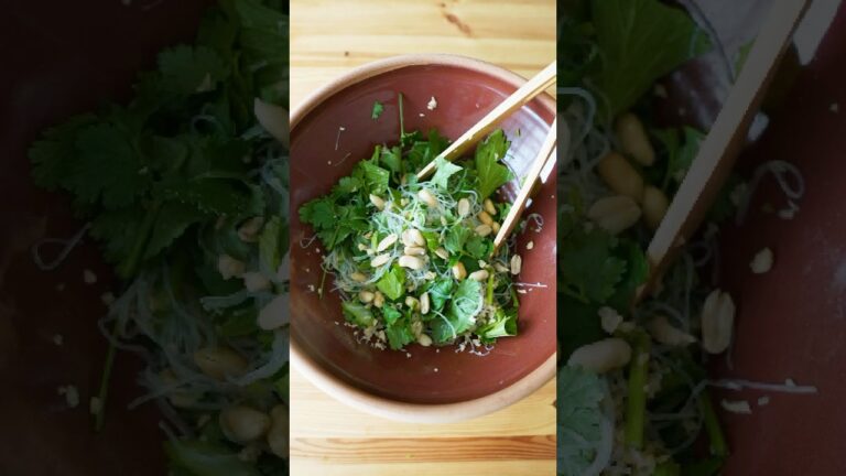 Day 50 of 100 ちょっと心が洗われるサラダづくり🌱ヤムウンセン #100日間のレシピシェア #asmr