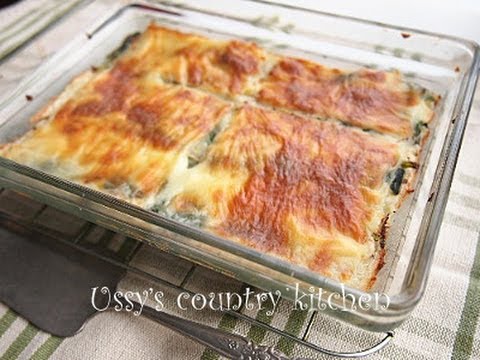じゃがいもとほうれん草のチーズ焼き