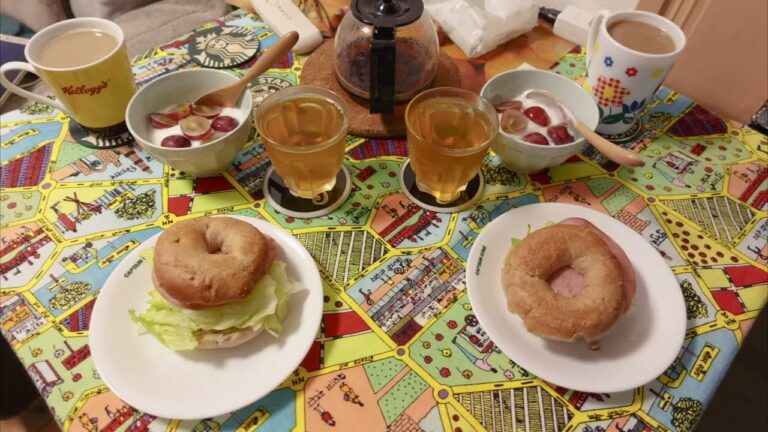 【お野菜】レタス✨🥚☕🥯🍇🧀🍃🎐