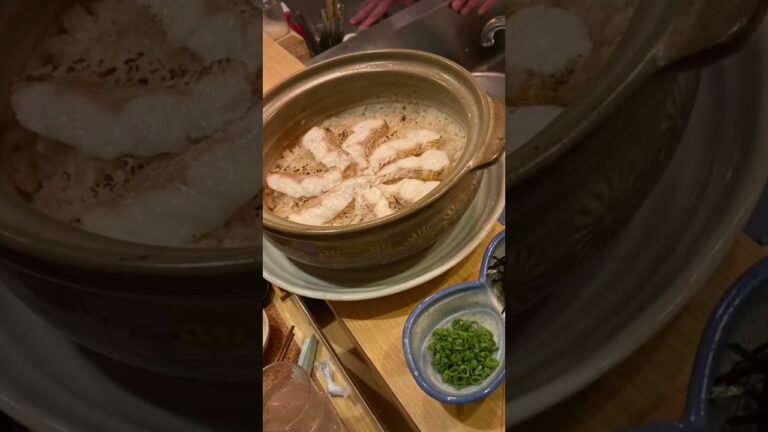 ノドグロのひつまぶし🤤　〆はノドグロのアラ汁をぶっかけて🤤 #アカムツ #のどぐろ #ひつまぶし #もう一度 #お酒 #食事処