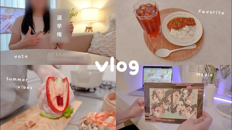 高校生初めての選挙投票🗳️鬼滅の映画とマックの新作食べて花火したよ