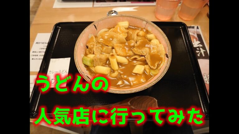 【埼玉県さいたま市】肉汁うどん桜　2021年12月 4K