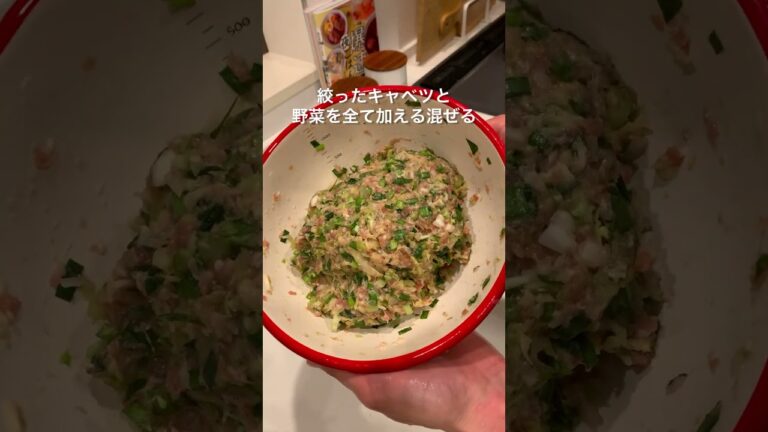 2人暮らしの休日夜ごはん🥟✨🤤手作り餃子編#手作り餃子#餃子レシピ#2人暮らし#自炊 #簡単レシピ #料理 #夜ごはん #自炊記録 #おうちごはん