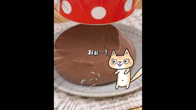 材料3つ！レンジで2分30秒😆ぷるとろ💕とろけるチョコプリンの作り方 #簡単スイーツ #チョコスイーツ #電子レンジ