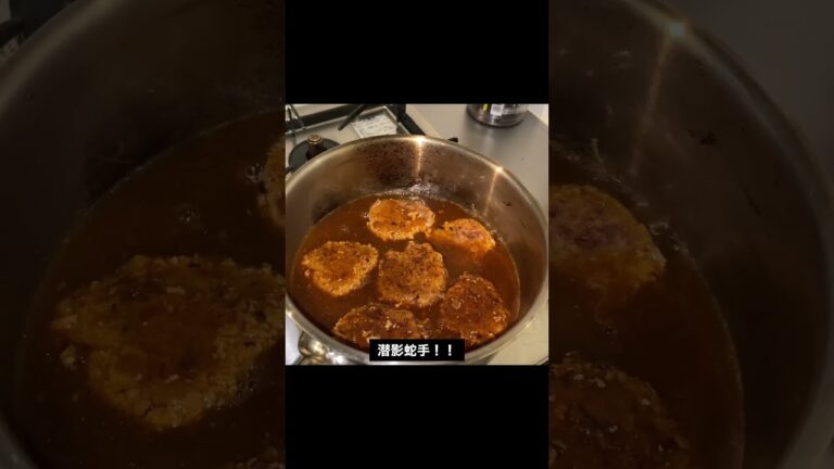 冷蔵庫の余り物でオシャレな煮込みハンバーグ