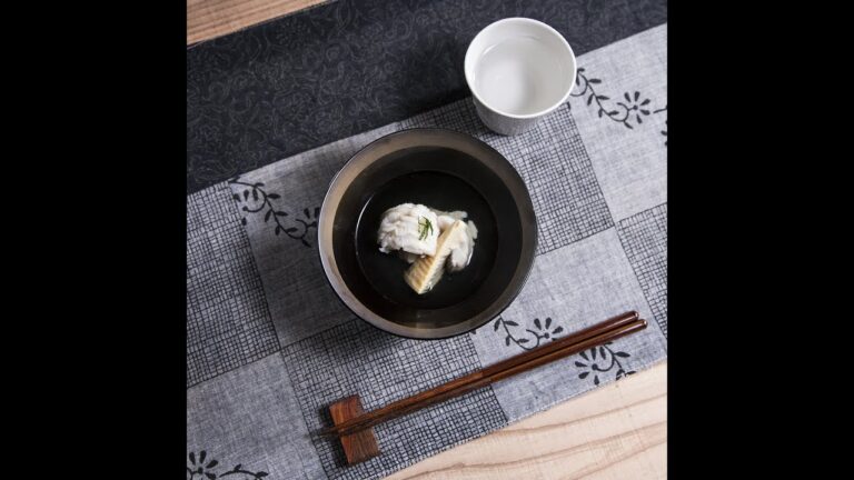 ホッとするやさしい出汁の味 アイナメ葛たたき椀 ｜和食のレシピ集