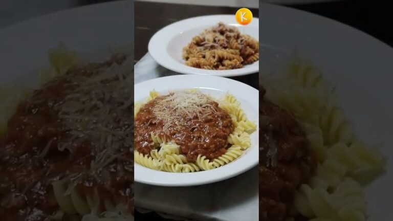 【ミートソース】ショートパスタ編 / ソースの作り方は動画編集中です #shorts