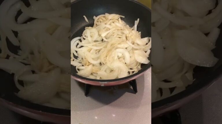 新玉ねぎを炒めてから牛肉を炒めるだけ(高速版)