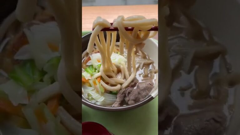 具沢山のうどん#shorts #お昼ごはん