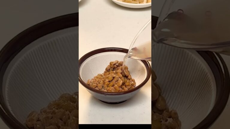 1分で分かる納豆汁の作り方【江戸の味】#再現レシピ #納豆汁 #shorts