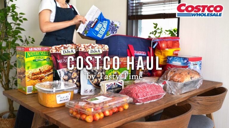 コストコ購入品と1週間の夕食🥘／帰宅後ルーティンとしいたけクリスプ活用レシピ