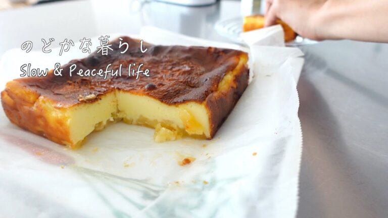 【のどかな暮らし】バスクチーズケーキ/じゃがいもガレット/クリスマスツリー/秋のお散歩/cheese cake/potato galette/Christmas tree/sweet baby
