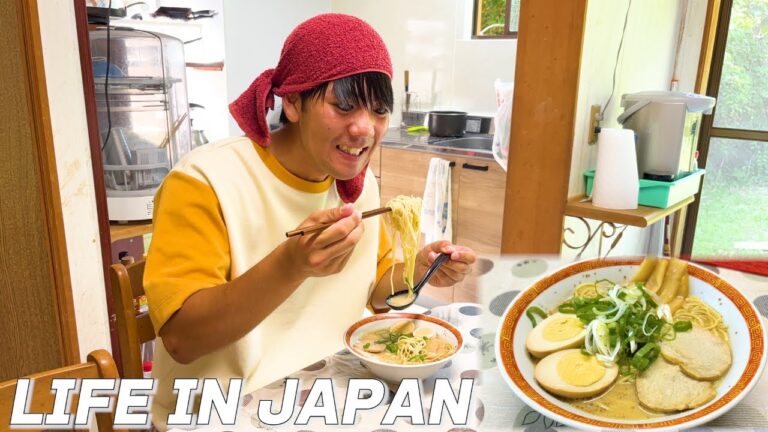 [Vlog] Working Japanese man 🇯🇵Authentic Japanese Ramen at Home – So Easy & Tasty!
