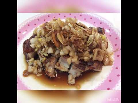 二種のネギソースを使う、ニンニクバターチキンステーキ