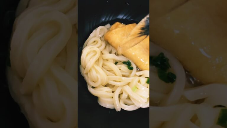 冷凍うどんを解凍するだけ