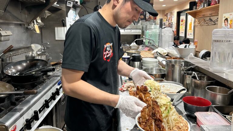 What a massive bowl! Tokyo’s ultimate miso ramen - Noodles trip in Japan