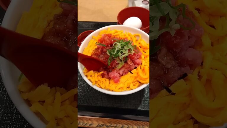なか卯のマグロユッケ丼 #なか卯