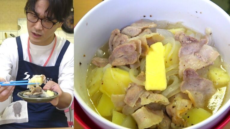 レンジで一発！話題の塩肉じゃが作ってみた！