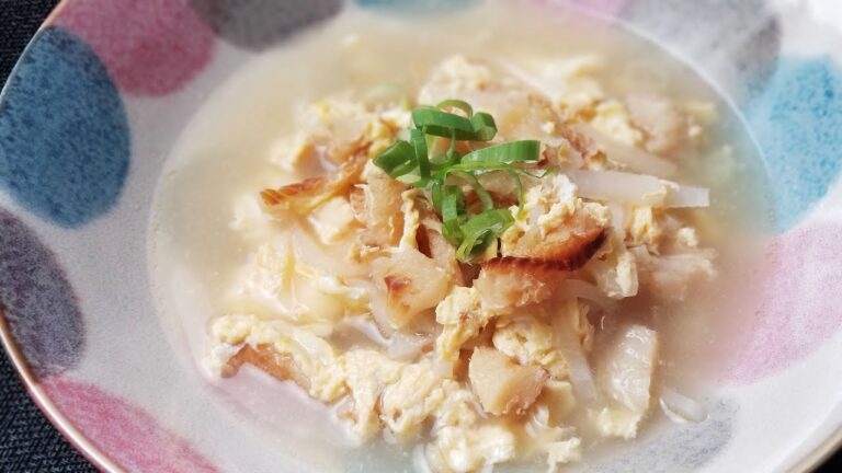 韓国料理 干し鱈 スープ、プゴク  レシピ。二日酔い解消、美肌に最高のスープ。 [Korean food recipe/hangover soup/dried pollack soup]