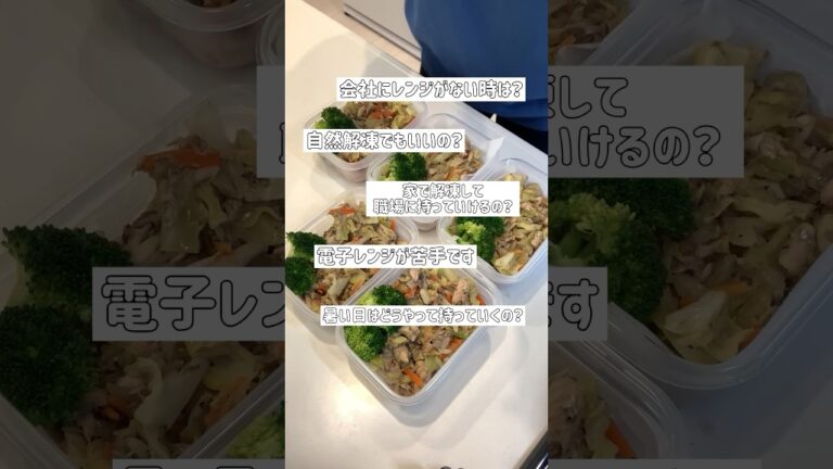 冷凍したお弁当の解凍法5パターン紹介！#冷凍弁当 #冷凍ストック#作り置き#解凍方法